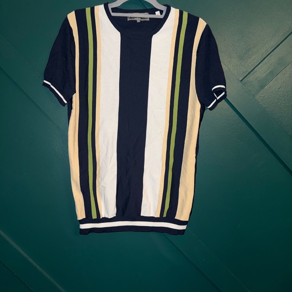 Paisley & Gray Other - Paisley & Gray Men's Crewneck Sweater - Navy, White, Yellow, Green